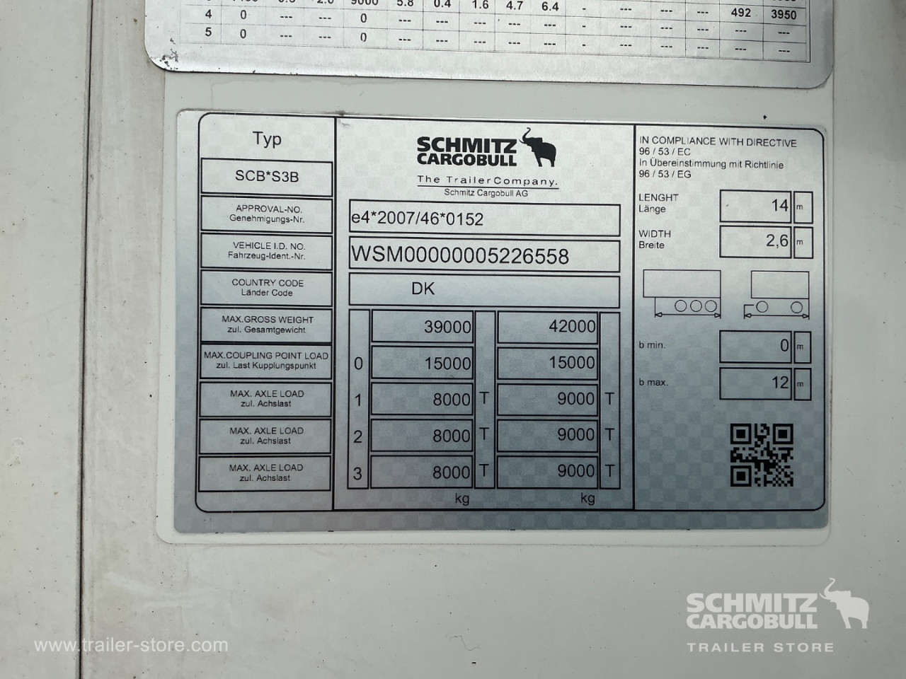 Schmitz Cargobull Reefer Meat hanging system 