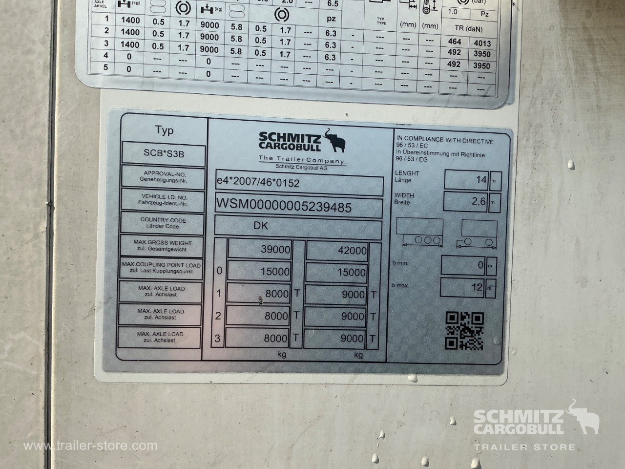 Schmitz Cargobull Reefer Meat hanging system 