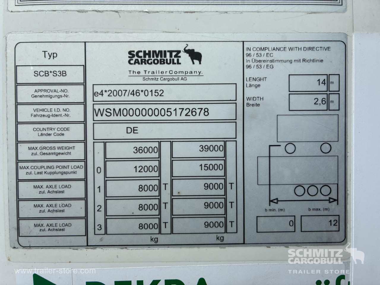 Schmitz Cargobull Tiefkühler Standard Doppelstock 