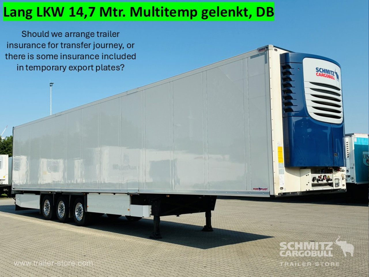 Schmitz Cargobull Tiefkühler Multitemp Trennwand 