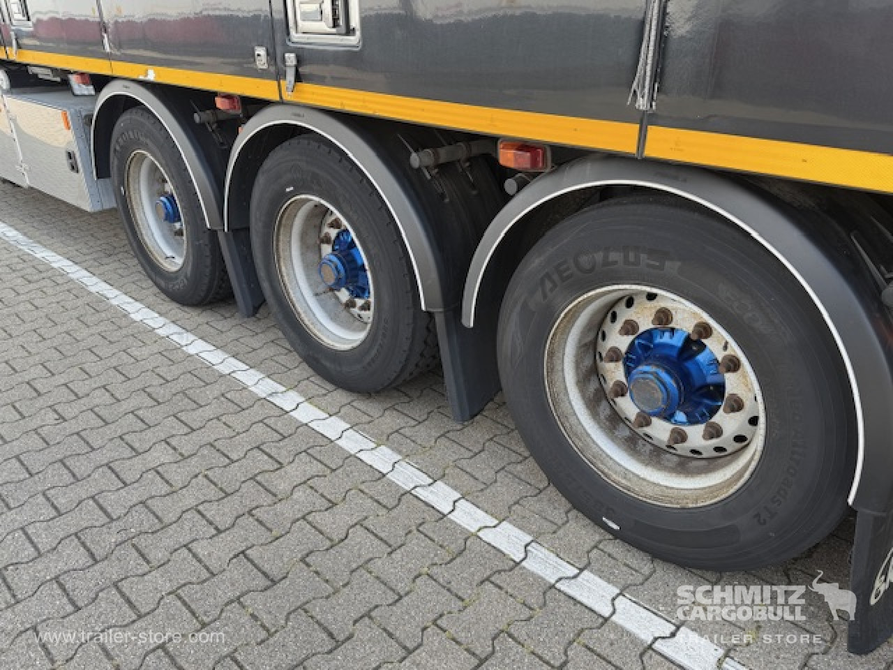 EKERI Oplegger Vries Vouw wand Double deck Taillift 