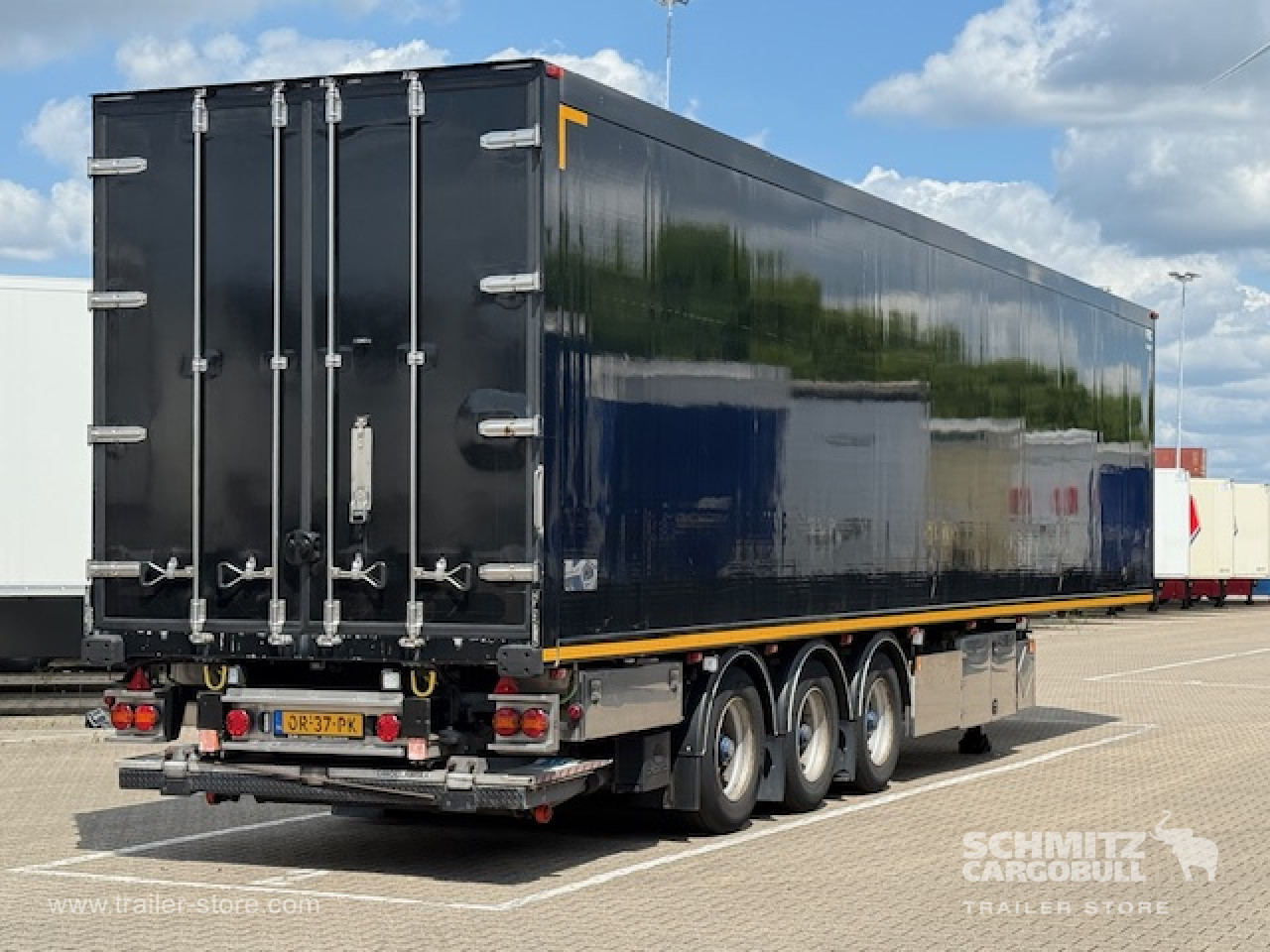 EKERI Oplegger Vries Vouw wand Double deck Taillift 