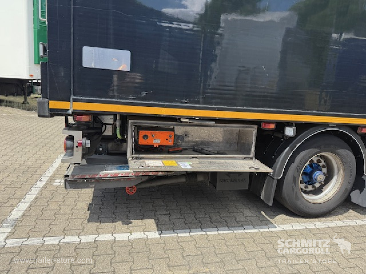 EKERI Oplegger Vries Vouw wand Double deck Taillift 