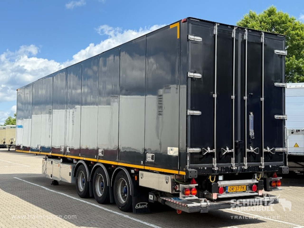 EKERI Oplegger Vries Vouw wand Double deck Taillift 