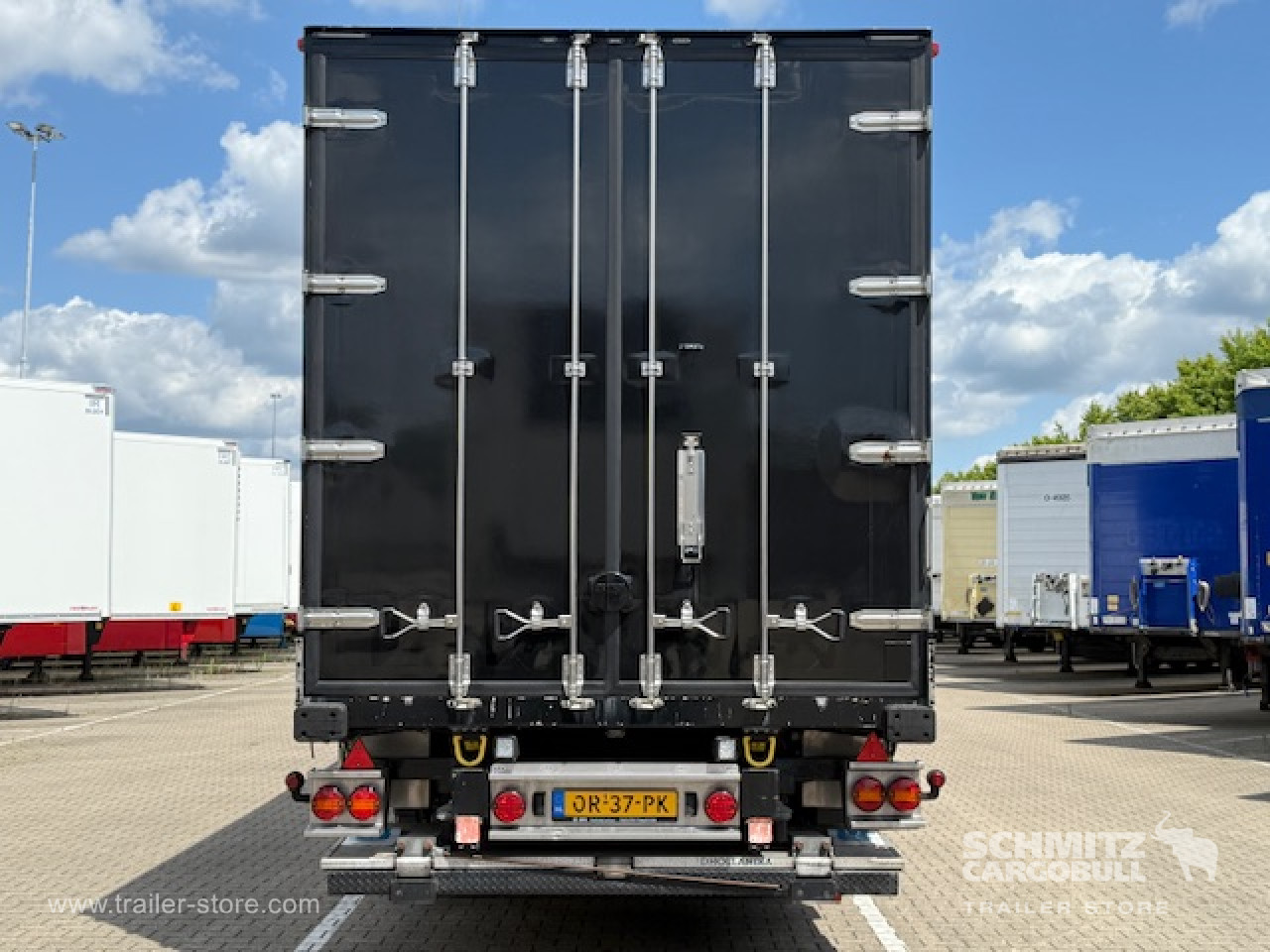 EKERI Oplegger Vries Vouw wand Double deck Taillift 