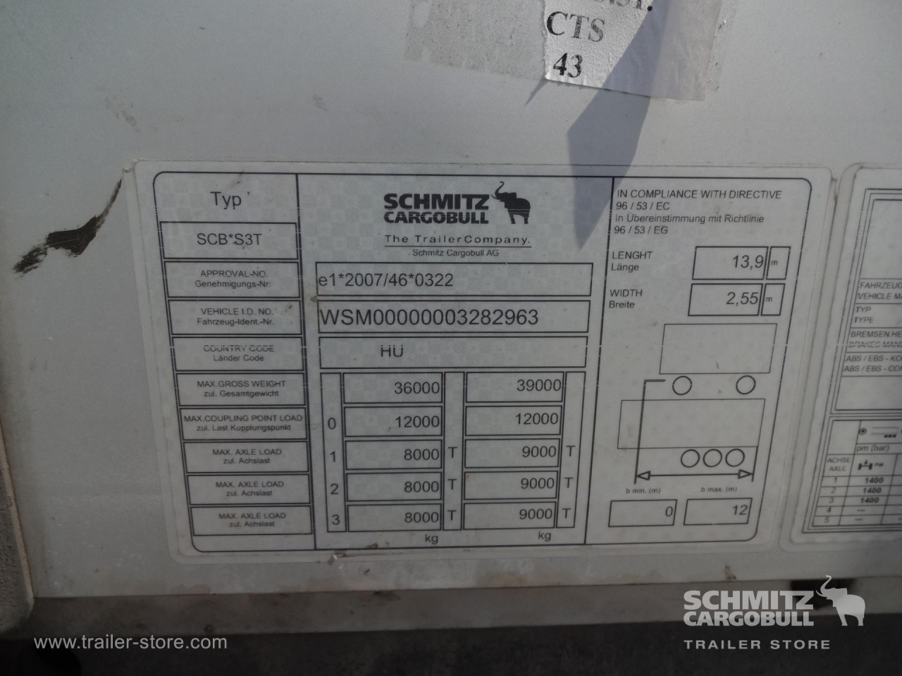 Schmitz Cargobull Curtainsider Mega 