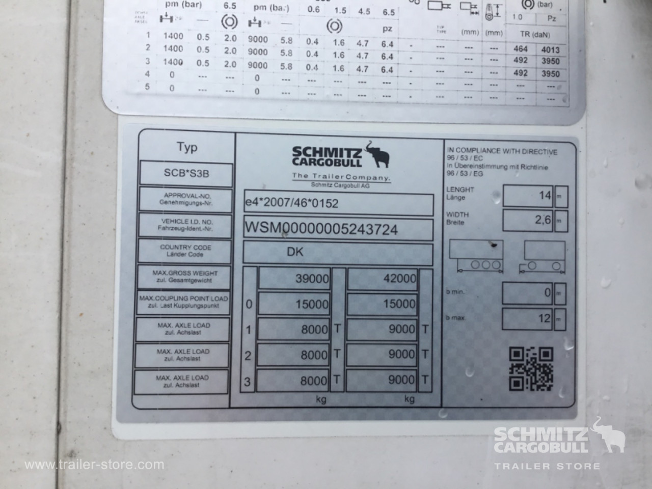 Schmitz Cargobull Reefer Meat hanging system 