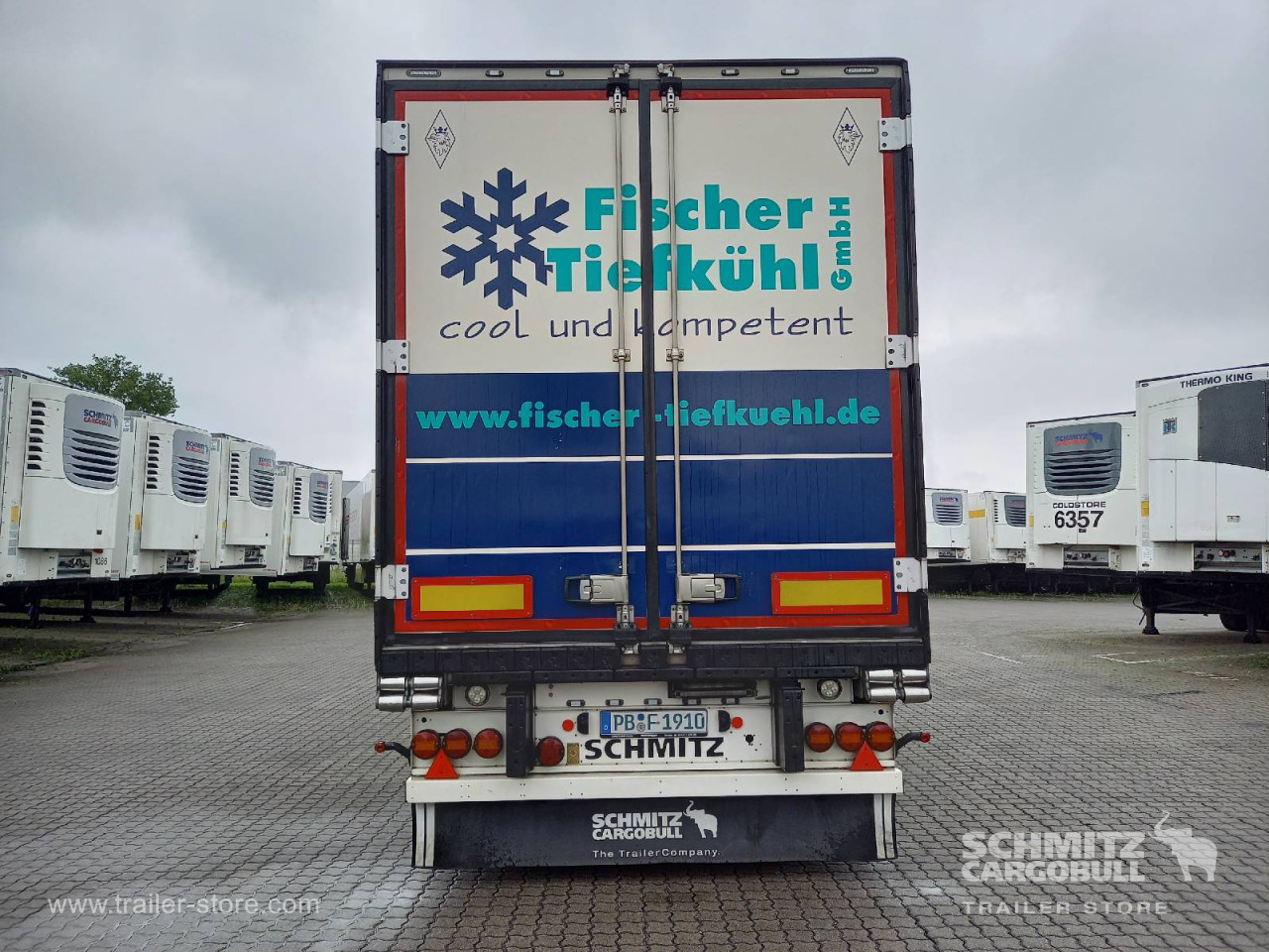 Schmitz Cargobull Tiefkühler Multitemp Doppelstock Trennwand 