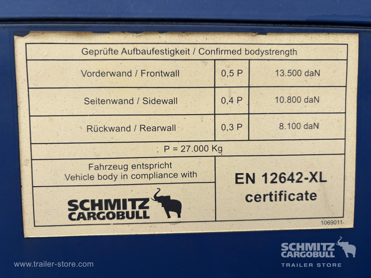 Schmitz Cargobull Curtainsider Standard 