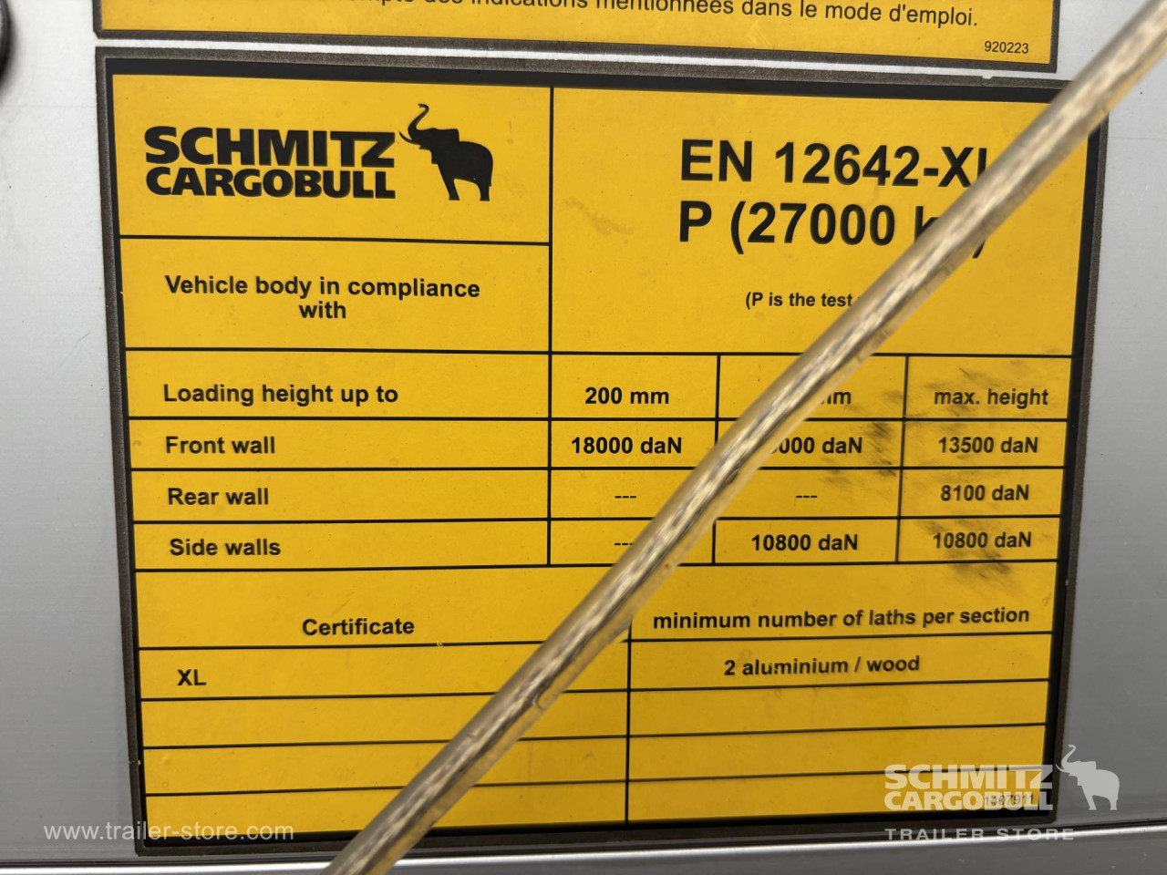 Schmitz Cargobull Curtainsider Standard 