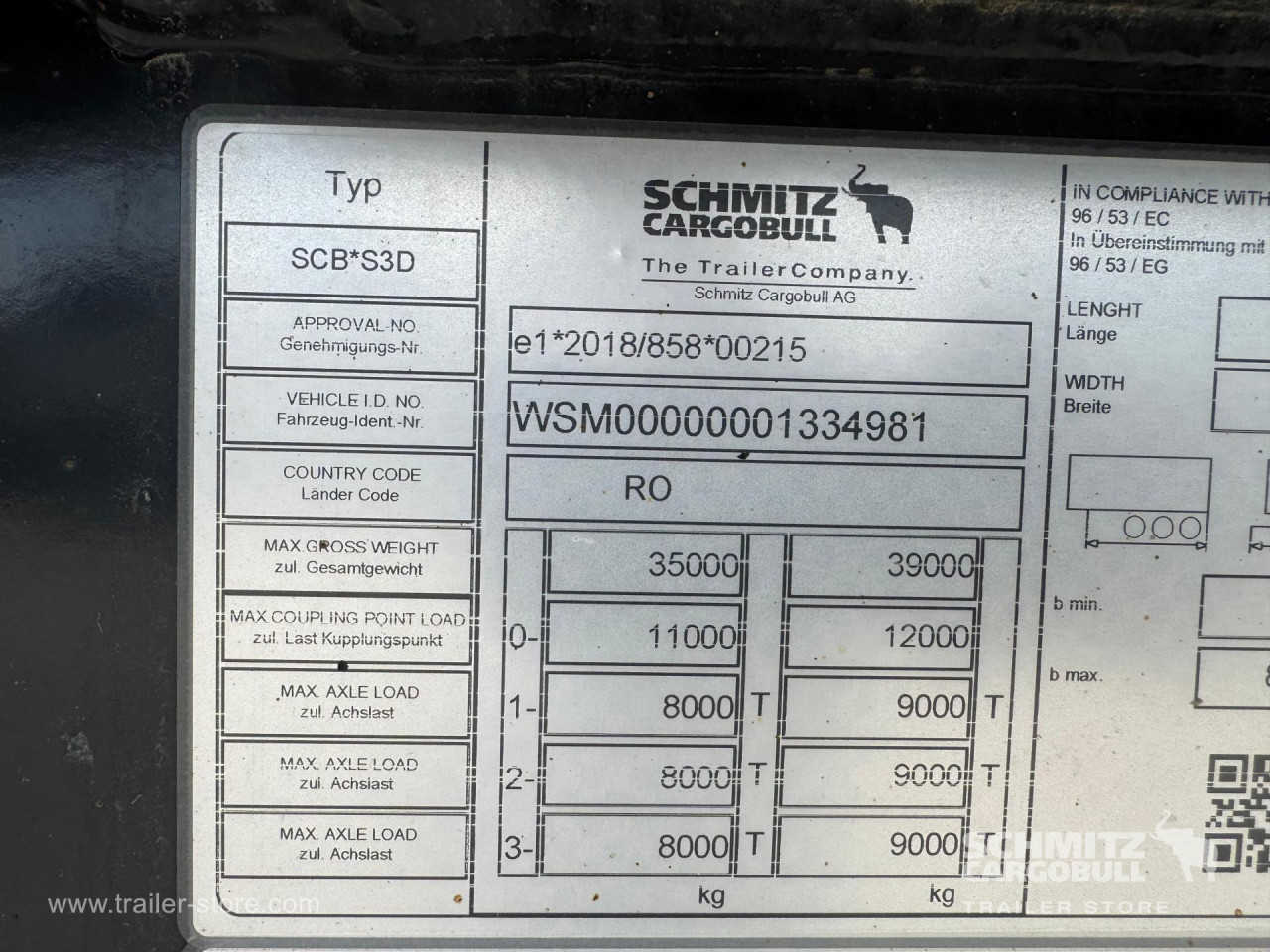 Schmitz Cargobull Bena basculabila semirotunda din 28m³ 