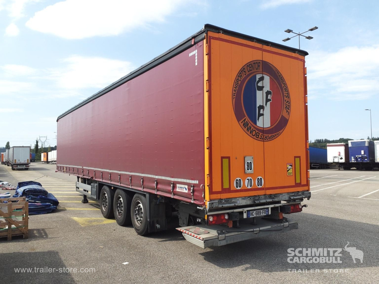 Schmitz Cargobull Semitrailer Rideaux Coulissant Standard Hayon 