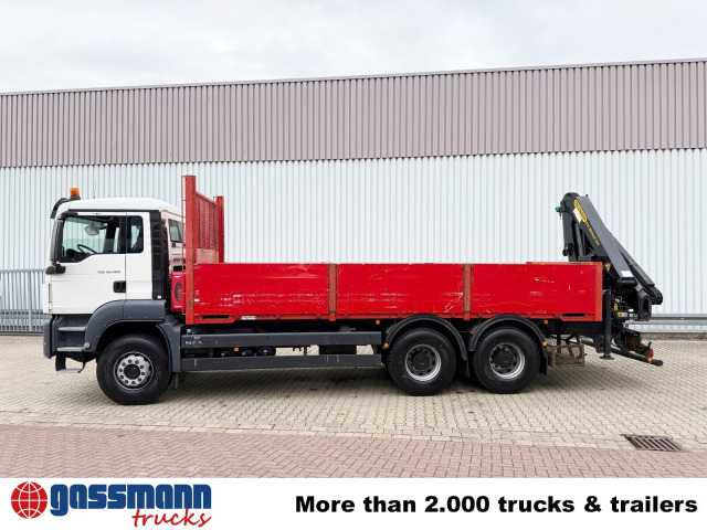 MAN TGS 33.400 6x4 BB, Navi, Heckkran PK18002-EH C, 