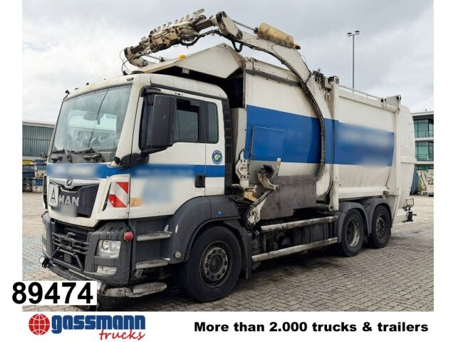 MAN TGS 26.360 6x2-4 BL, BRANDSCHADEN, Lenk-/Lift, 