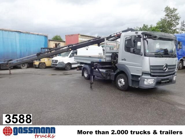 Mercedes Benz Atego 823 K 4x2, Kran Atlas 66.3E A2L, Funk 