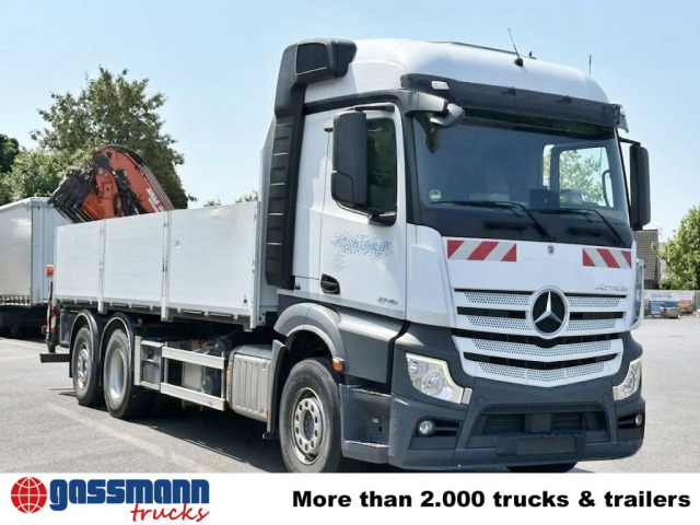 Mercedes Benz Actros 2746 6x2, Kran Atlas 240.2E, Funk, 