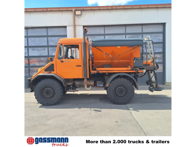 Unimog U 130 4x4, Kipper, Zapfwelle vorne+hinten, 
