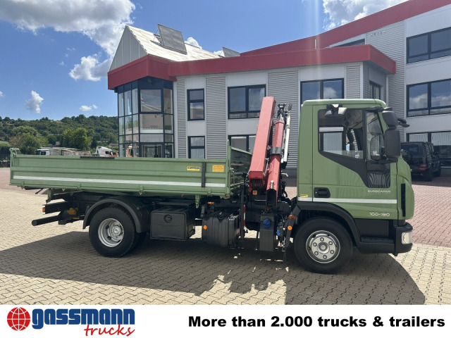 Iveco ML100E19 4x2, Kran HMF 810-K2, 2x AHK 