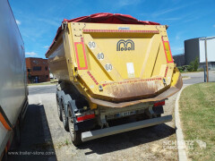 MENCI Semitrailer Tipper Steel half pipe body 26m³ 