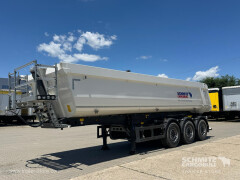 Schmitz Cargobull Tipper Steel half pipe body 28m³ 