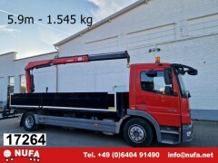 Mercedes Benz 1218 L 4x2, Fassi Kran F 95A21 5.9m-1.545 kg, 