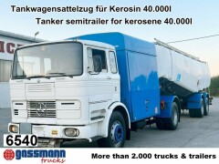 Mercedes Benz 1923 4x2 Tankwagenzug für Kerosin 40.000l 