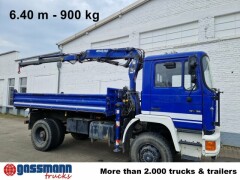 MAN 17.232 FAK 4x4 BB, EX-THW, Kran Atlas AK 60.1 