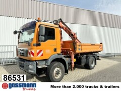 MAN TGM 13.250/340 4x4 BL, EEV-Motor, Kran Atlas 