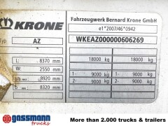 Krone AZP 18 Baustoffanhänger 