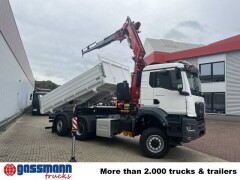 MAN TGS 28.400 6x4-4 BL CH, Kran Fassi F195A.2.24, 