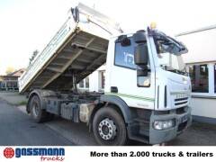 Iveco EuroCargo ML180E25K 4x2, Meiller 3-Seitenkipper 