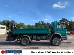 Mercedes Benz Axor 1833 AK 4x4, absattelbarer Heckkran Hiab 