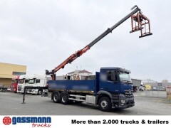 Mercedes Benz Arocs 2642 6x4 mit Heckkran Atlas AK 186.3 V-2 