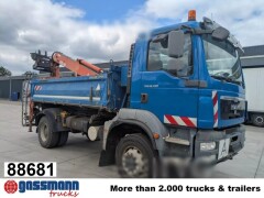 MAN TGM 18.290 4X4 BB, EEV, Heckkran Atlas AK 