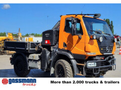 Unimog U 20 4x4, Zapfwelle, Kran Hiab 022D-3 HiDuo, 
