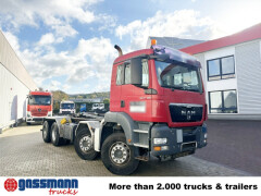MAN TGS 35.400 8x4 BL, Schub-Knick bis 6,5m 