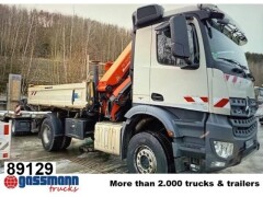 Mercedes Benz Arocs 1848 K 4x2, Retarder, Kran Palfinger PK 