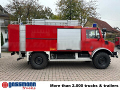 Unimog U 1300 L 4x4, SW 1000 Schlauchwagen 