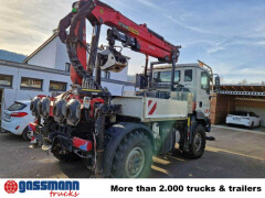 MAN TGM 13.290 4x4 BL, Pfanzelt Seilwinde, Heckkran 