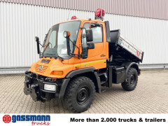 Unimog U 400 4x4, Kipper, Kommunalhydraulik, Zapfwelle 