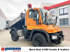 Unimog U 400 4x4, Kipper, Kommunalhydraulik, Zapfwelle 