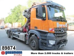 Mercedes Benz Arocs 2643 L 6x2, Kran, Lenk-/Liftachse, 